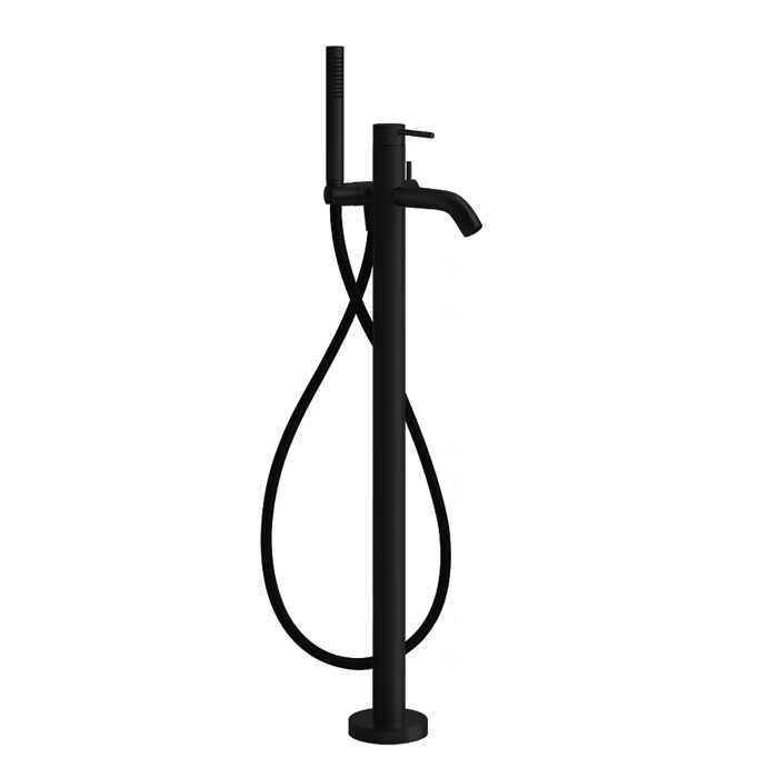 Фото Смеситель для ванны Gessi 316 54028#299 черный матовый