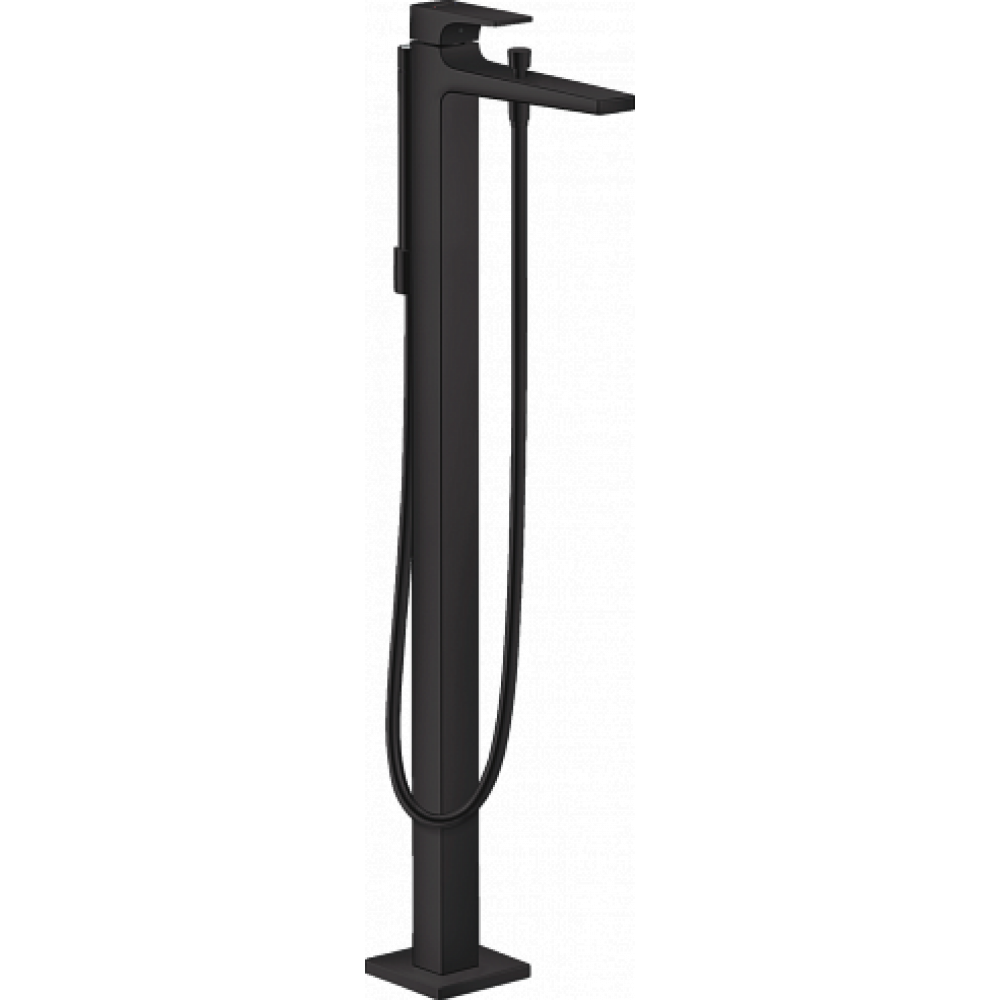 Фото Смеситель для ванны hansgrohe Metropol 32532670 напольный, матовый черный