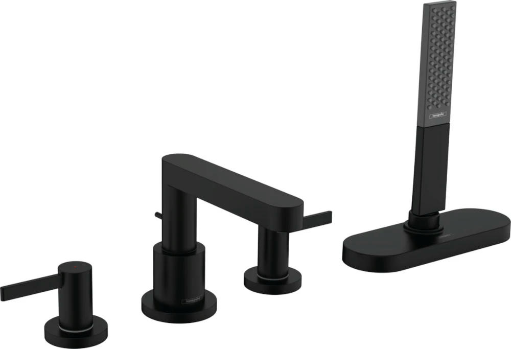 Фото Смеситель для ванны hansgrohe Finoris 76444670 черный