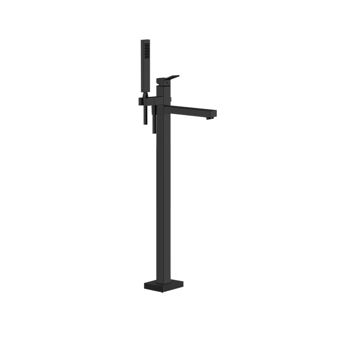Фото Смеситель для ванны Gessi Rettangolo 53129#299 черный матовый