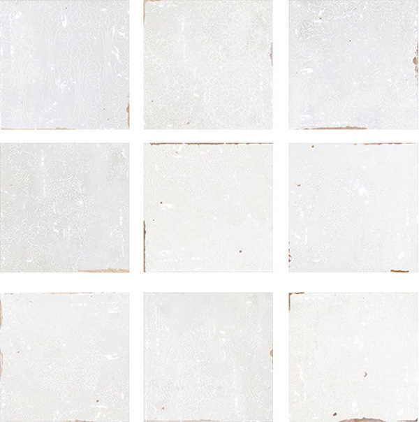 Фото Настенная плитка MESTIZAJE ZELLIGE DECOR WHITE (111353) 12.5x12.5 от WOW