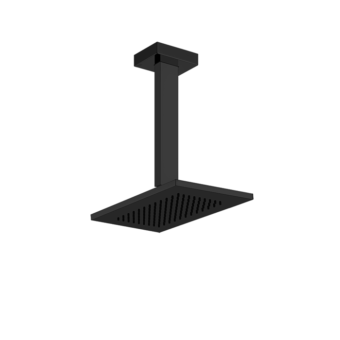 Фото Верхний душ Gessi Rettangolo 20151#299 черный матовый