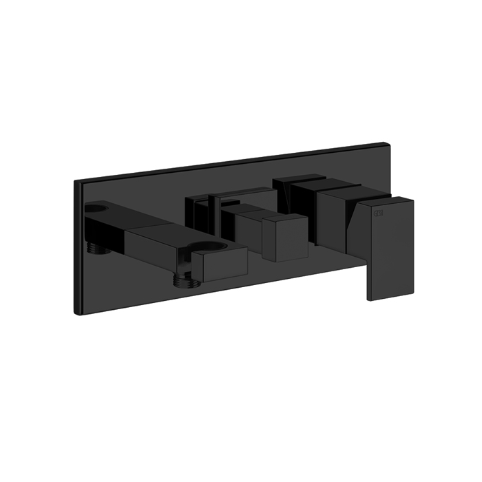 Фото Смеситель для раковины Gessi Rettangolo 44910#299 черный матовый