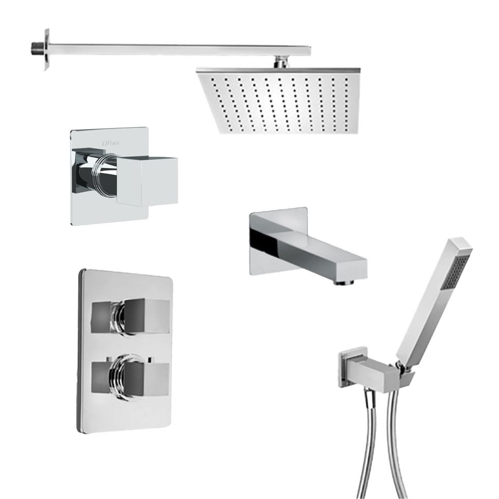 Фото Душевой комплект Paini Grazia 21CRSET36911THSHBATH