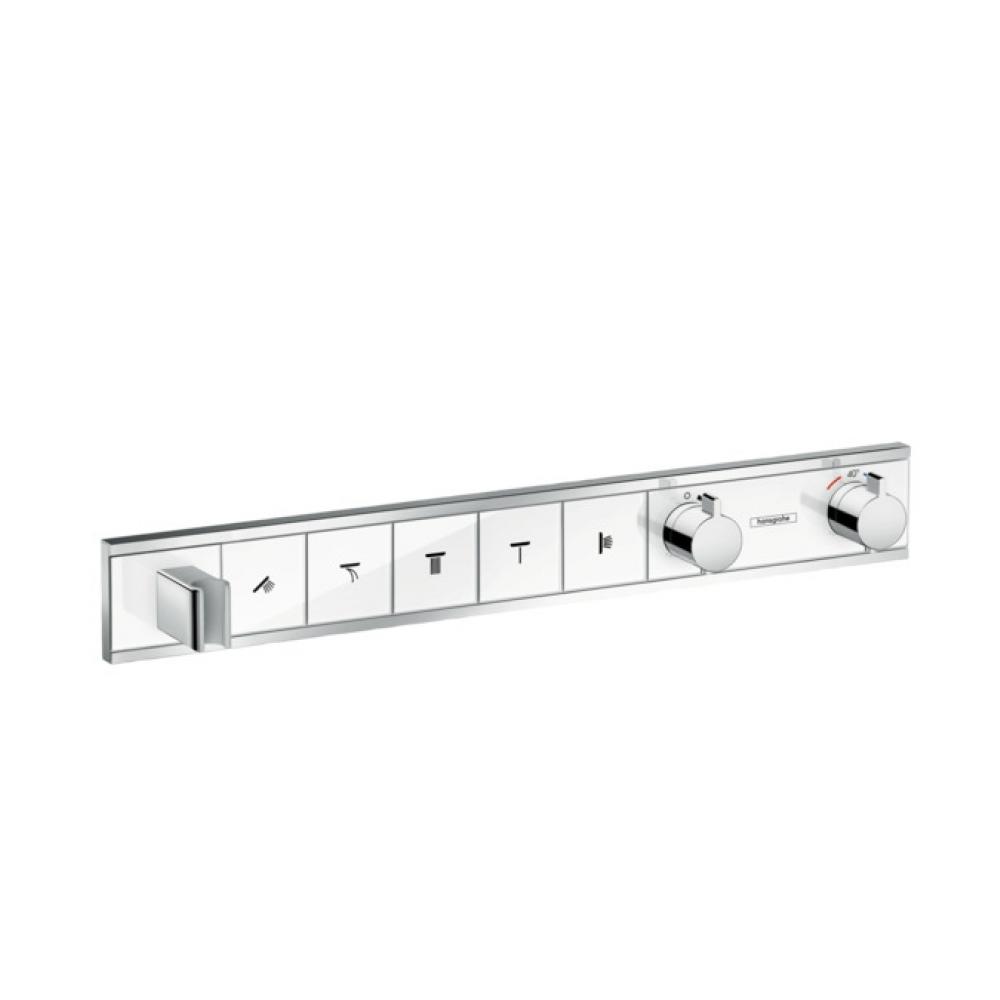 Фото Смеситель для душа с термостатом hansgrohe RainSelect 15358400 для 5 потребителей, хром