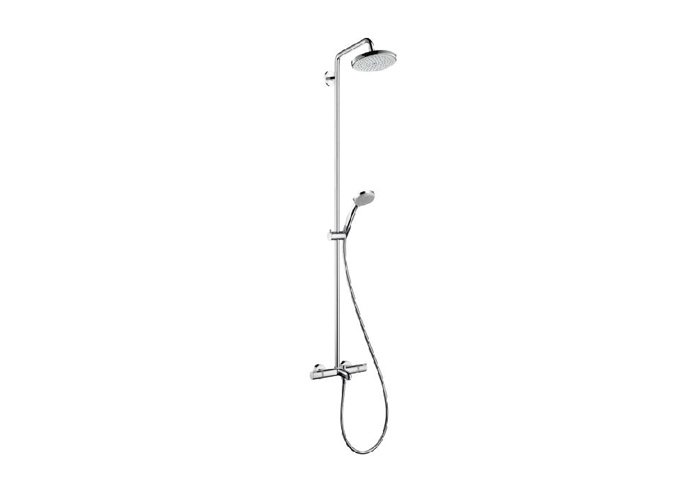 Фото Душевая система hansgrohe Croma 220 Showerpipe 27223000