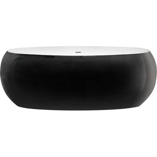 Фото Акриловая ванна BelBagno 180x90 BB18-NERO/BIA
