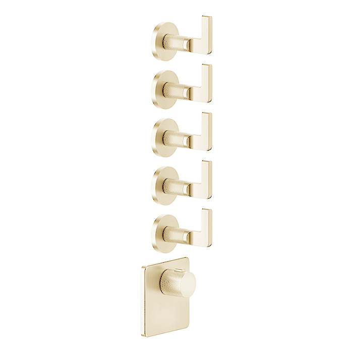 Фото Смеситель для душа Gessi Inciso 58220#246 золото