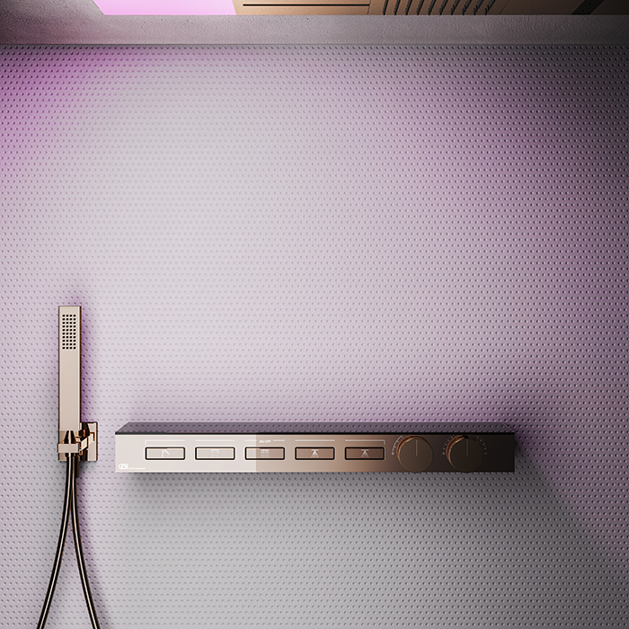Фото Смеситель для душа Gessi Hi-Fi 63028#030 медь