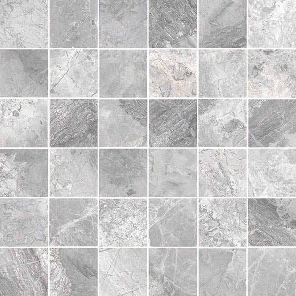 Фото Мозаика SUPREME Mosaico Silver Lev. 4.7x4.7 (75537) 30x30 от Cerdomus