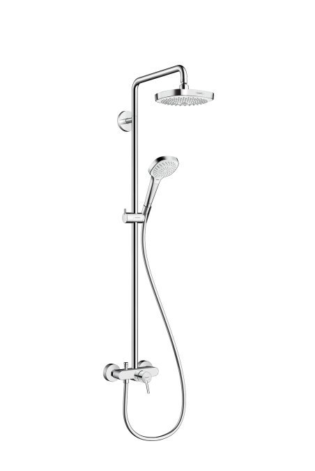 Фото Душевая стойка hansgrohe Croma Select E 180 2jet Showerpipe 27258400