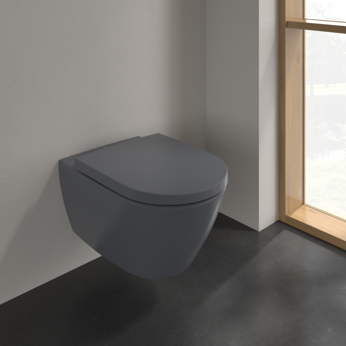 Фото Подвесной унитаз Villeroy&Boch Subway 2.0 5614R0i4 графит