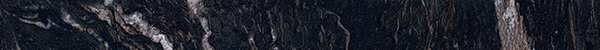 Фото Бордюр SENSI GEMS TITANIUM BLACK BATT. (PF60005667) 5.5x120 от ABK Ceramiche