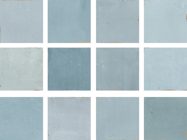 Фото Настенная плитка MESTIZAJE ZELLIGE AQUA (111346) 12.5x12.5 от WOW