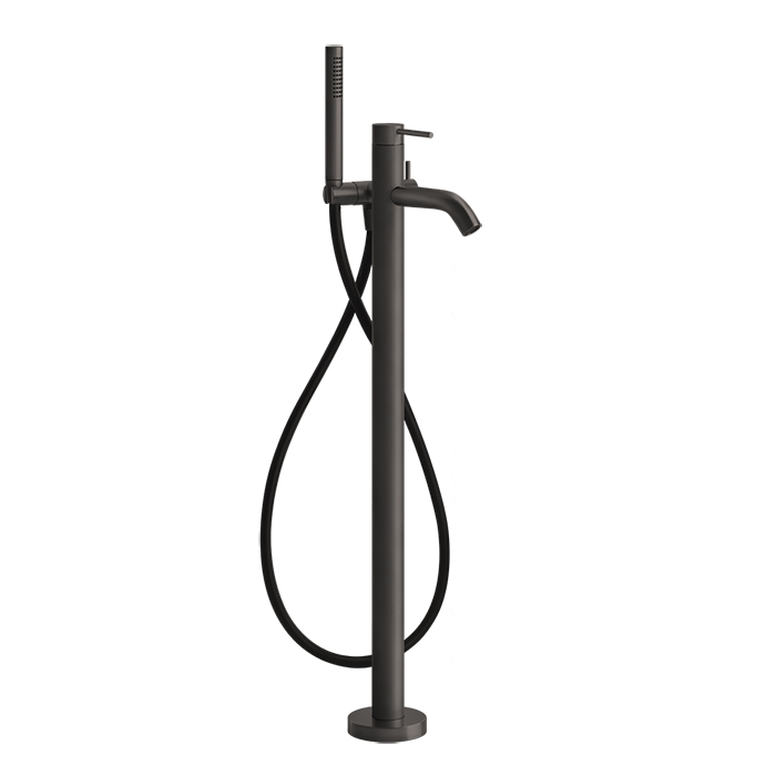 Фото Смеситель для ванны Gessi 316 54028#707 черный матовый