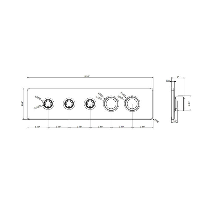 Фото Смеситель для душа Gessi Hi-Fi Eclectic 65224#299 черный матовый