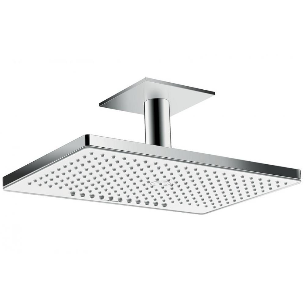 Фото Верхний душ встраиваемый hansgrohe Rainmaker Select 460 2jet EcoSmart 24014400 белый/хром