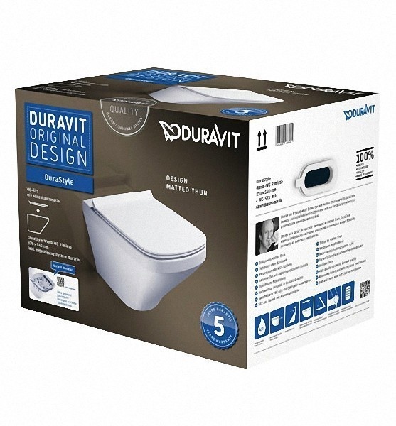 Фото Комплект подвесной унитаз+сиденье Duravit DuraStyle 45510900A1 (2551090000+0063790000)