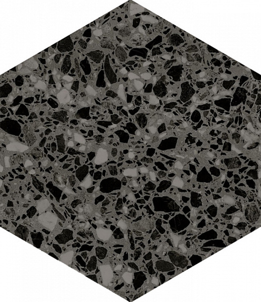 Фото Керамогранит Terrazzo Graphite (123381) 32xx36.8 от DNA Tiles
