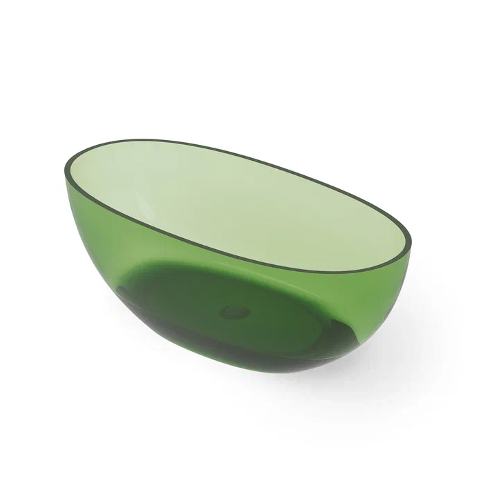 Фото Отдельностоящая ванна Dea Design Nature 165х80х58 DD8628 1650 R3 emerald