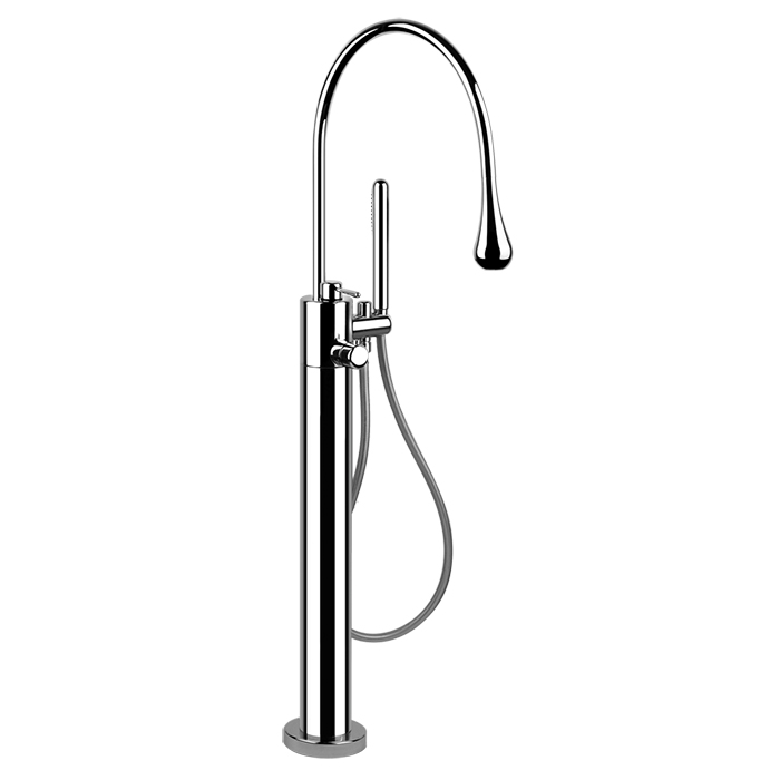 Фото Смеситель для ванны Gessi Goccia 24978#279 белый матовый