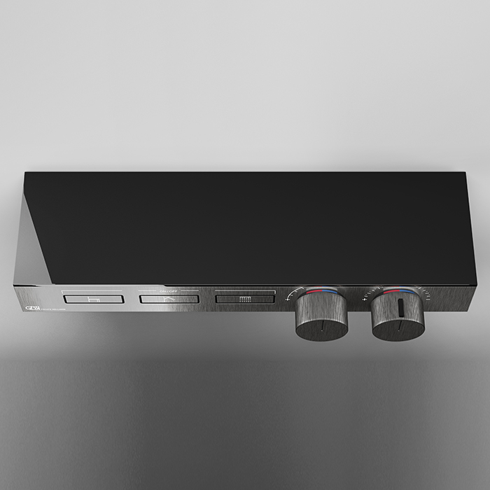 Фото Смеситель для душа Gessi Hi-Fi 63014#707 черный матовый