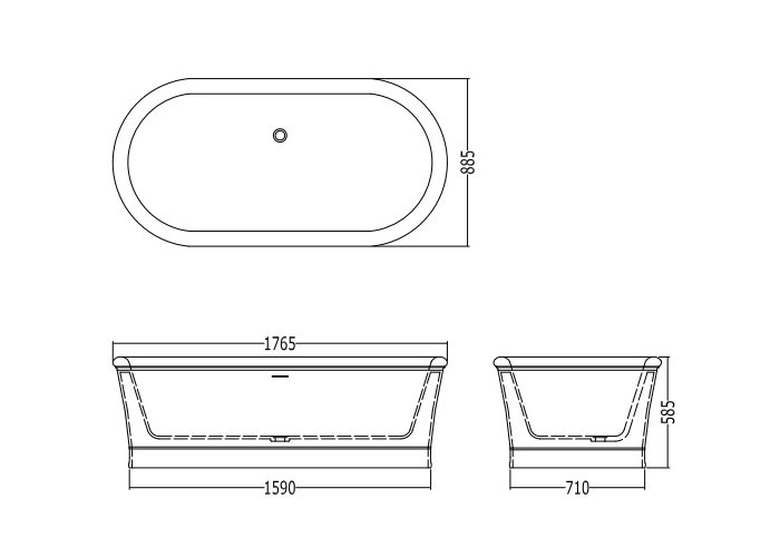 Фото Акриловая ванна Devon&Devon Celine 175 1NACELINE