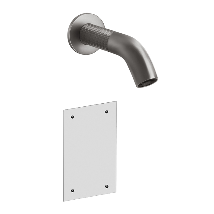 Фото Смеситель для раковины Gessi 316 54214#239 матовая сталь