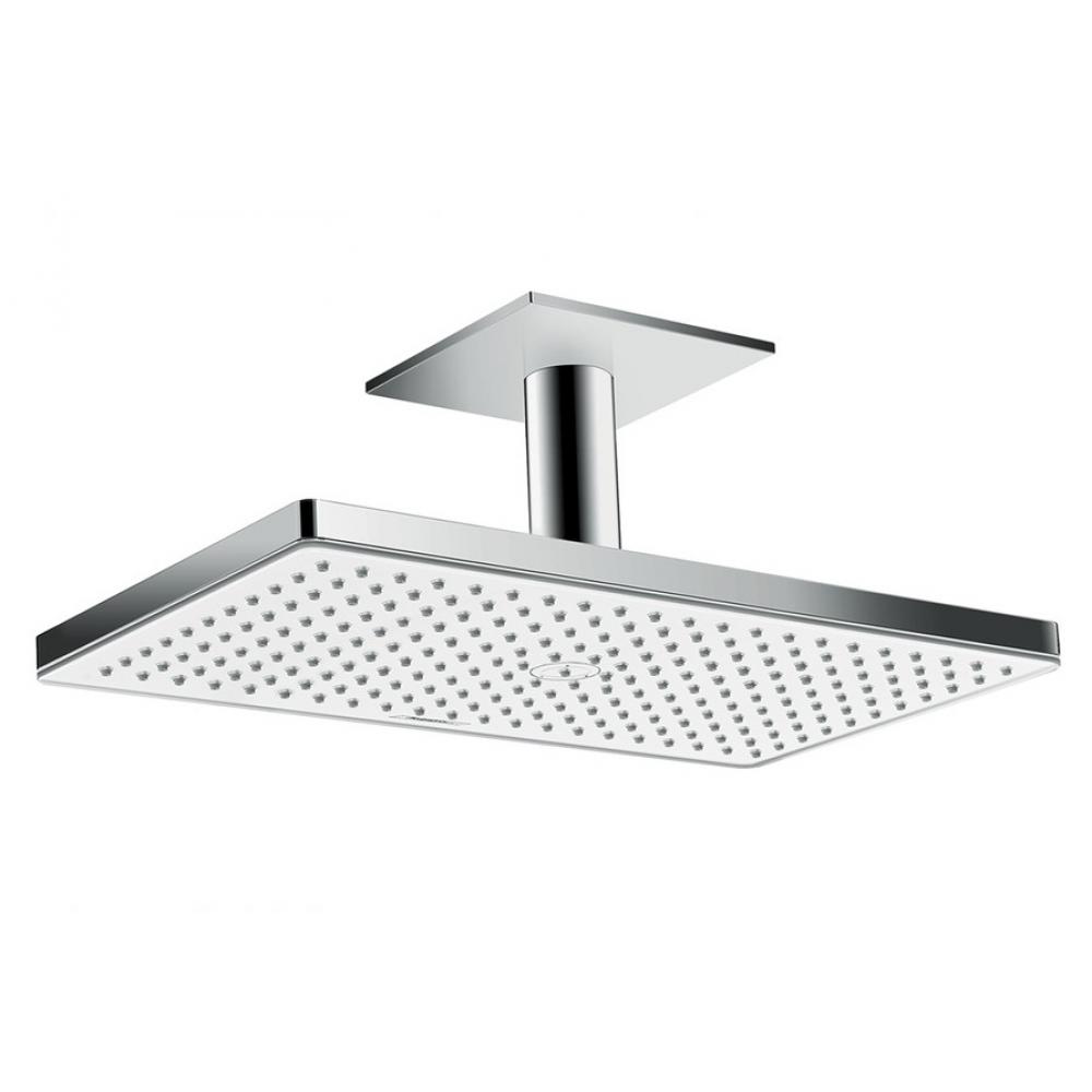 Фото Верхний душ встраиваемый hansgrohe Rainmaker Select 460 1jet EcoSmart 24012400 белый/хром