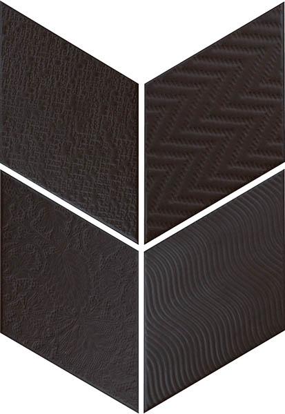 Фото Керамогранит RHOMBUS BLACK (21295) 14x24 от Equipe Ceramicas
