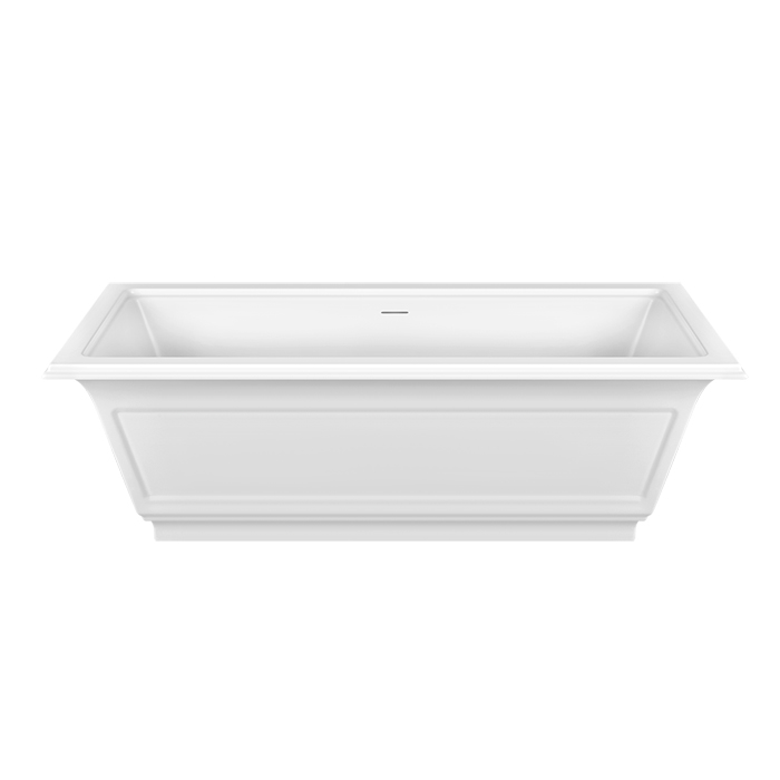Фото Ванна отдельностоящая Gessi Eleganza 180х85 46715#521 матовый белый