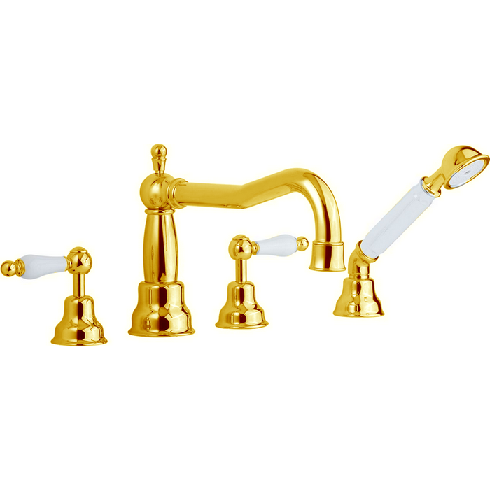 Фото Смеситель для ванны Cisal Arcana Toscana TS00026424 золото