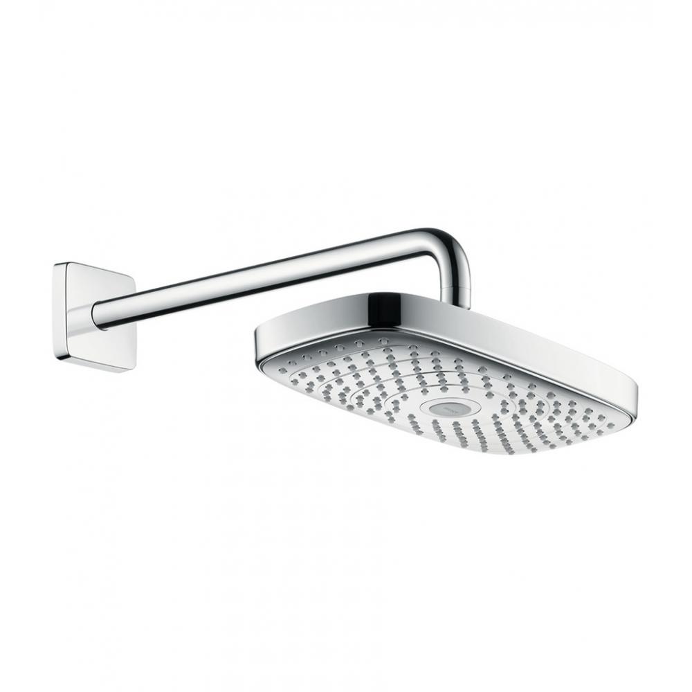 Фото Верхний душ hansgrohe Raindance Select E 300 2jet EcoSmart 26609000 9 л/мин с держателем хром