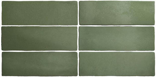Фото Настенная плитка MAGMA Malachite (24965) 6.5x20 от Equipe Ceramicas