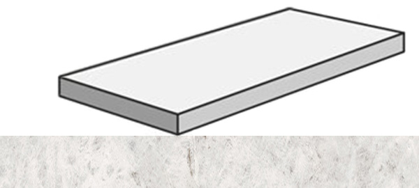 Фото Угловая ступень SENSI GEMS ANG. TOP SX ICEBERG левая (PF60006417) 32x120x4.5x2 от ABK Ceramiche