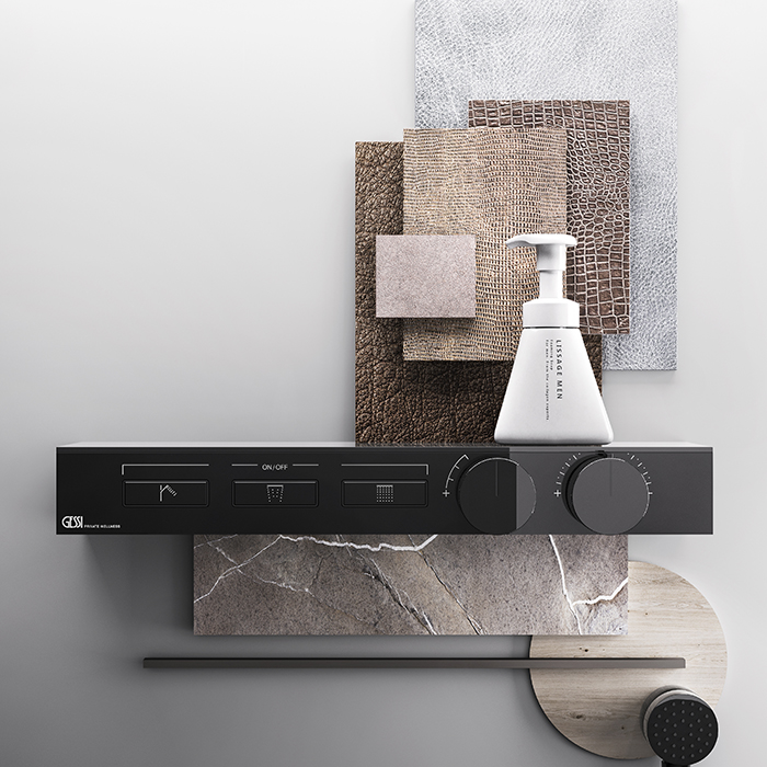 Фото Смеситель для душа Gessi Hi-Fi 63014#706 черный