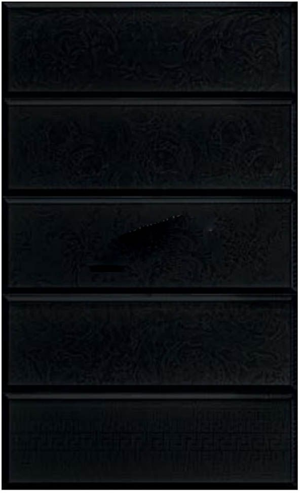 Фото Настенная плитка Solid Gold Mix Patchwork Black 20х60 (265012) Gardenia Versace