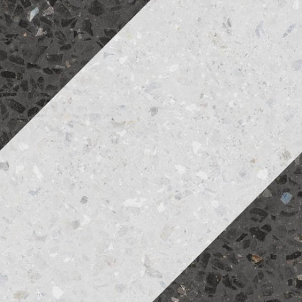 Фото Керамогранит DROPS NATURAL BIT DECOR GRAPHITE (108804) 18.5x18.5 от WOW