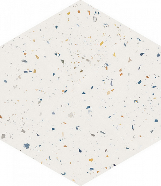 Фото Керамогранит Terrazzo White Colours (123385) 32xx36.8 от DNA Tiles