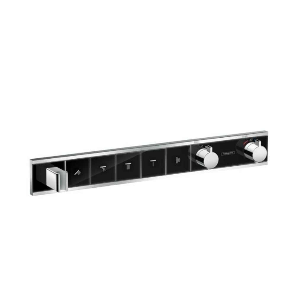 Фото Смеситель для душа с термостатом hansgrohe RainSelect 15358600 для 5 потребителей, хром