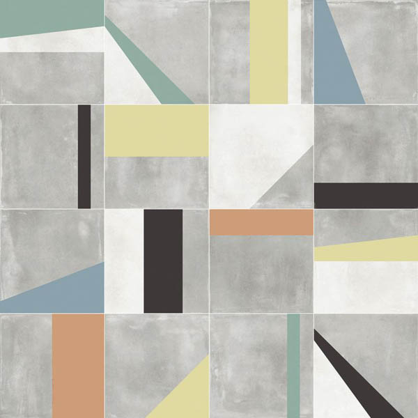 Фото Керамогранит PLAY EDGE MIX MULTICOLOR (PF60003482) 20x20 от ABK Ceramiche