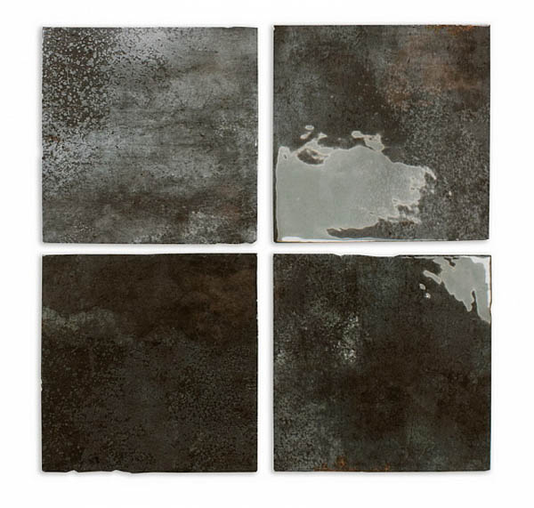 Фото Настенная плитка ENAMEL SQUARE CHARCOAL (123076) 12.5x12.5 от DNA Tiles