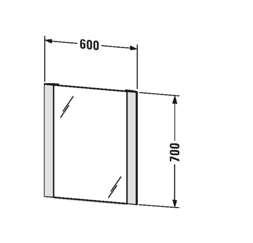 Фото Зеркало Duravit Durastyle 60x70 LM786500000