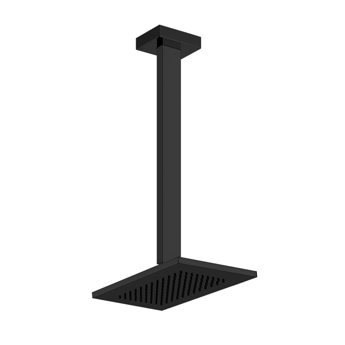 Фото Верхний душ Gessi Rettangolo 20150#299 черный матовый