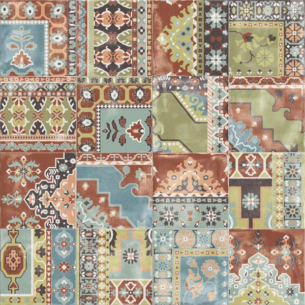 Фото Керамогранит PLAY CARPET MIX MULTICOLOR (PF60003351) 20x20 от ABK Ceramiche