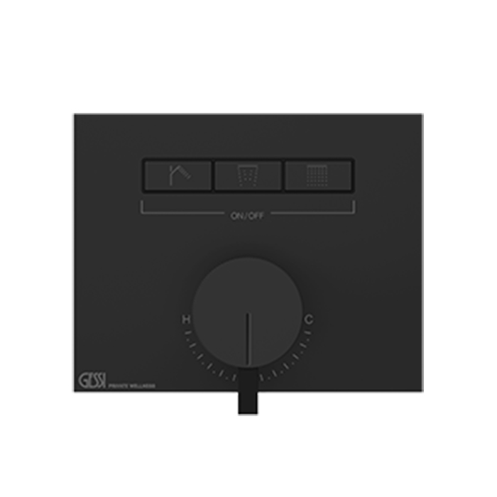 Фото Смеситель для душа Gessi Hi-Fi 63081#707 черный матовый