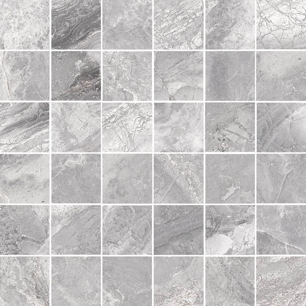 Фото Мозаика SUPREME Mosaico Silver Nat. 4.7x4.7 (75533) 30x30 от Cerdomus