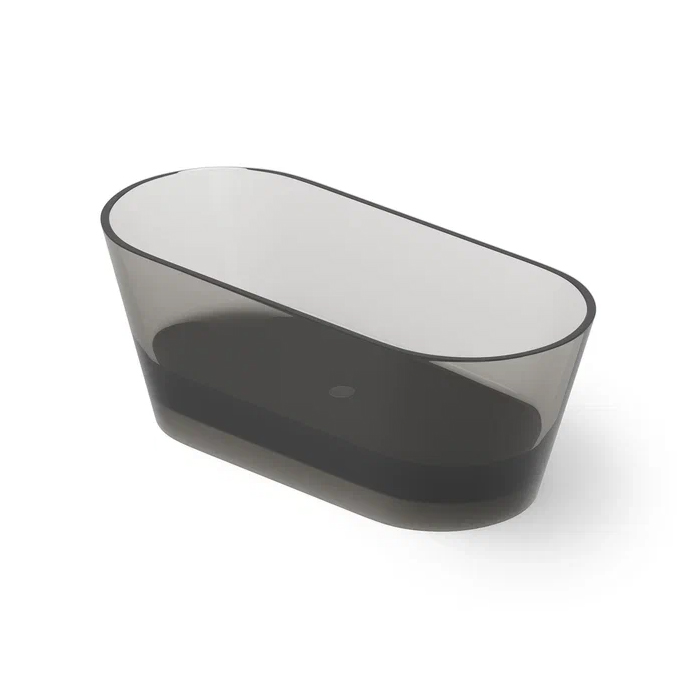Фото Отдельностоящая ванна Dea Design Shadow 160х70х58 DD8606 1600 R4 smoky black