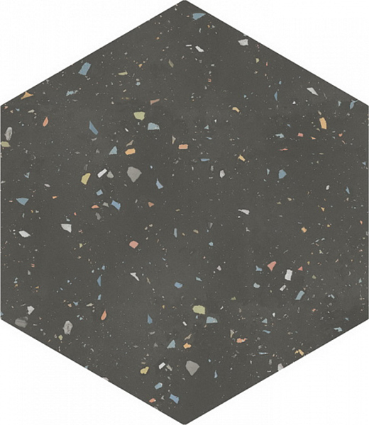 Фото Керамогранит Terrazzo Graphite Colours (123386) 32xx36.8 от DNA Tiles