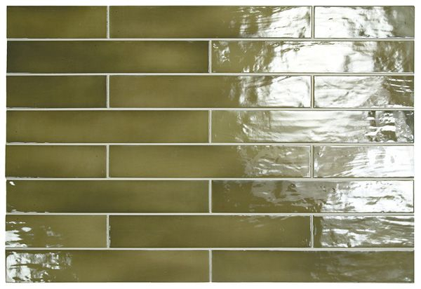 Фото Настенная плитка MANACOR BASIL GREEN (26928) 6.5x40 от Equipe Ceramicas
